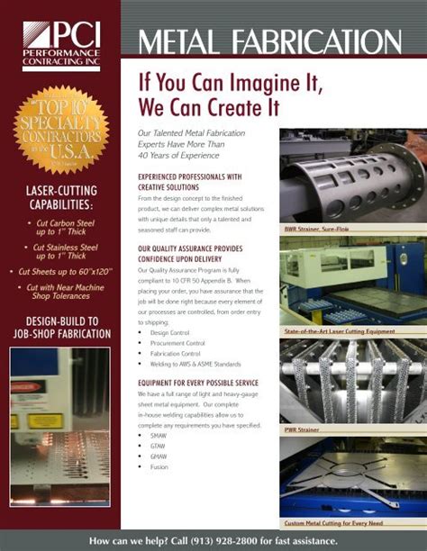 sheet metal fabrication brochure|5H SHEET METAL FABRICATION, INC. .